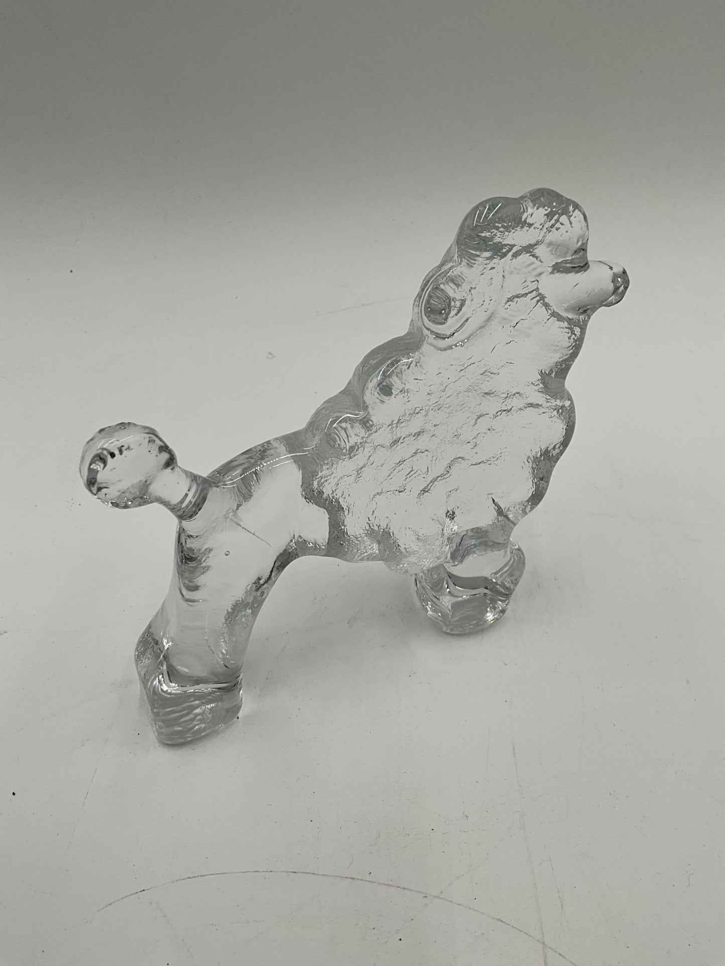 Kosta Boda Glass Poodle
