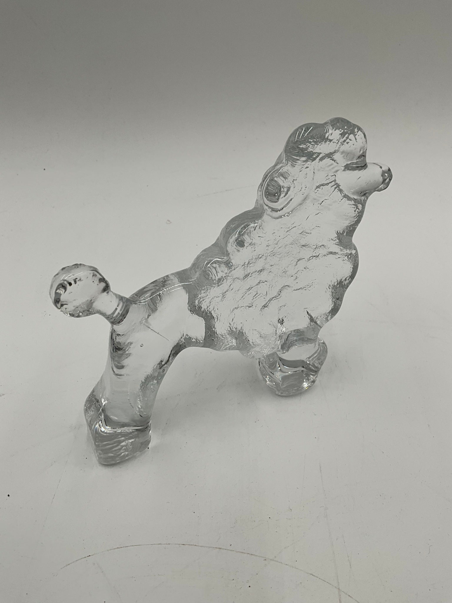 Kosta Boda Glass Poodle