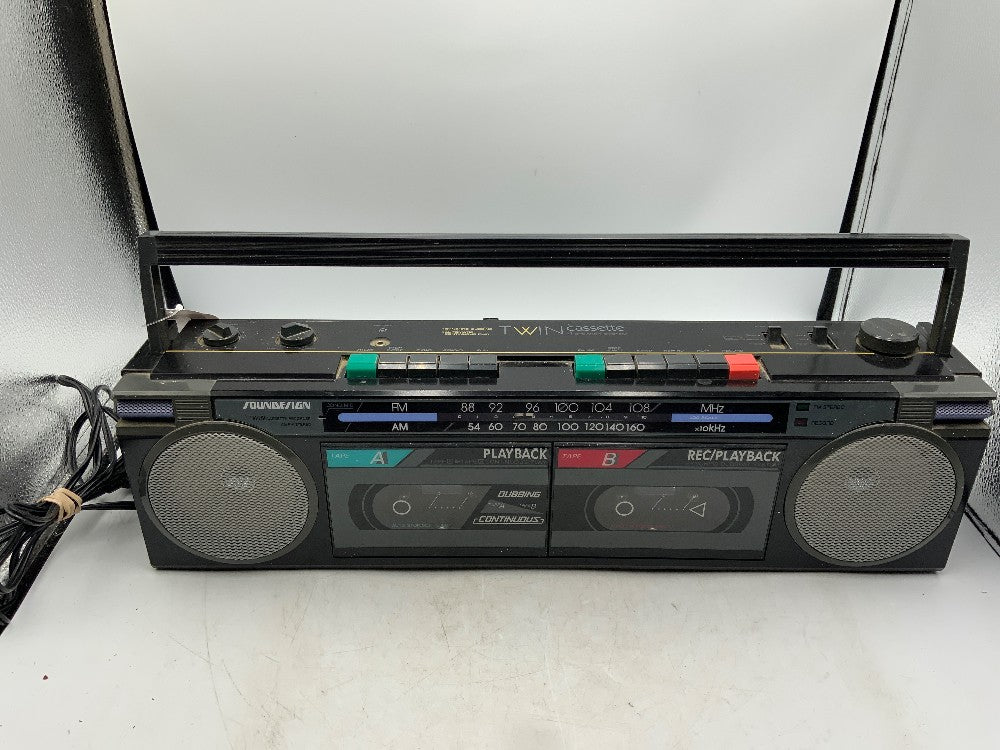 Sound Design Twin Cassette Radio