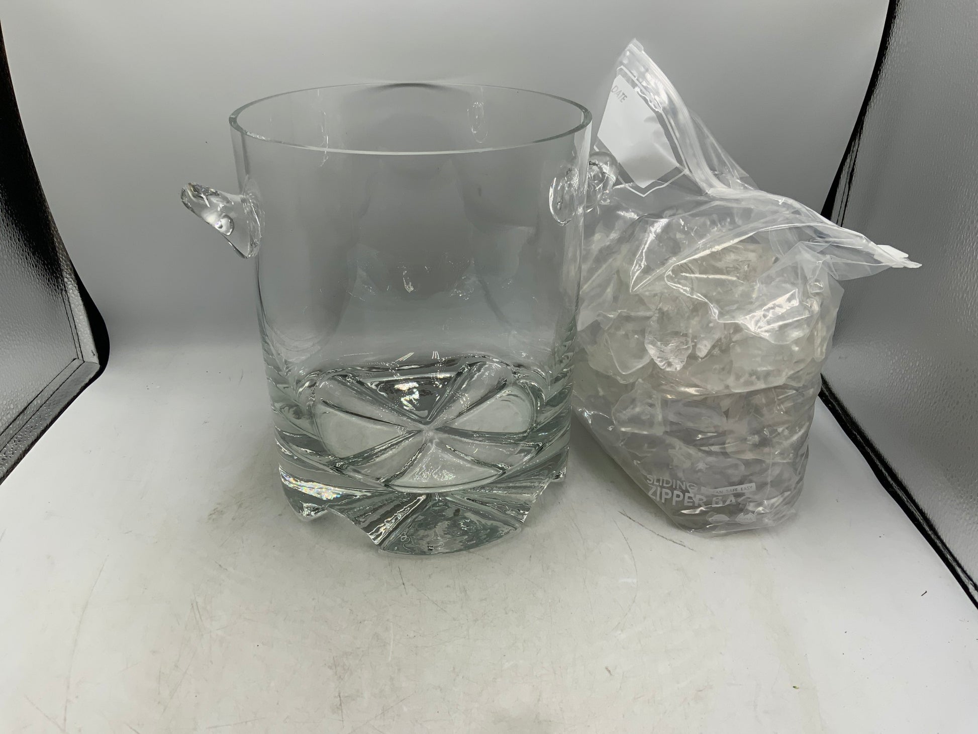 Ice Bucket with Ice Blocks