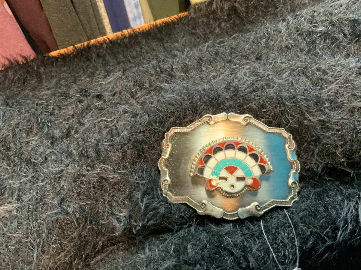 VTG Sun Face Belt Buckle