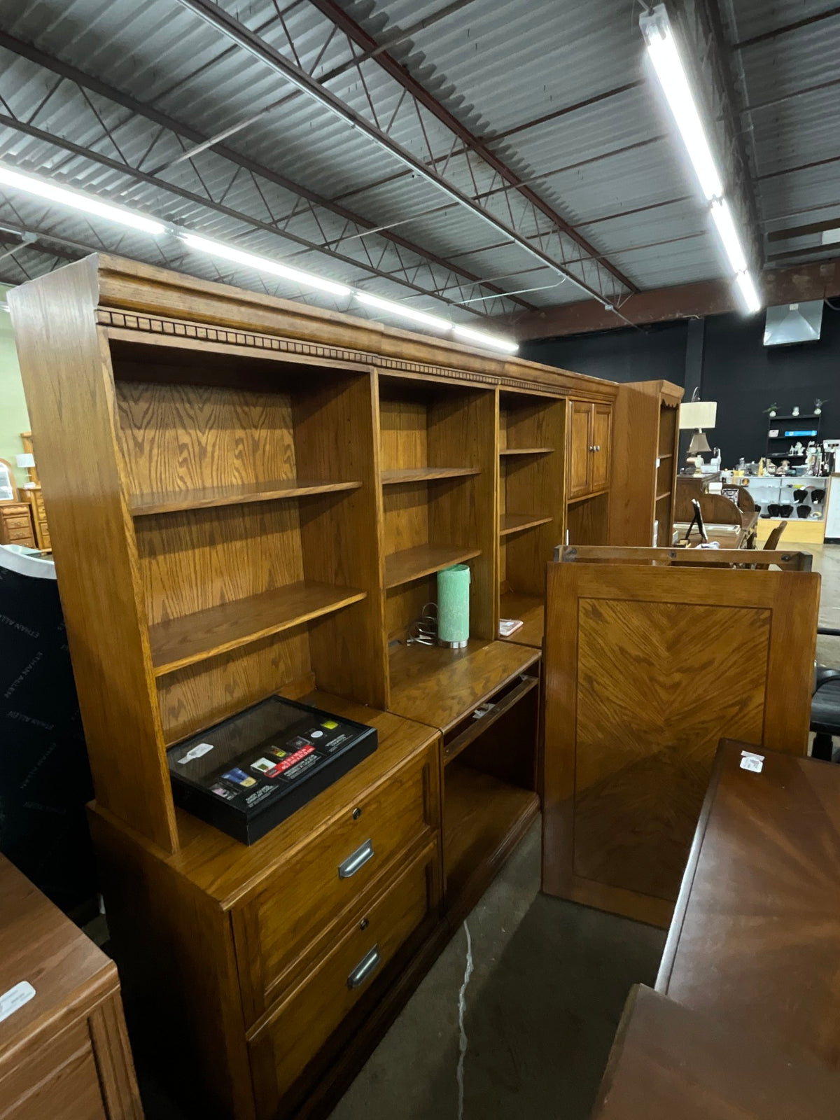 XL Ashley 5 Pc. Desk Wall Unit