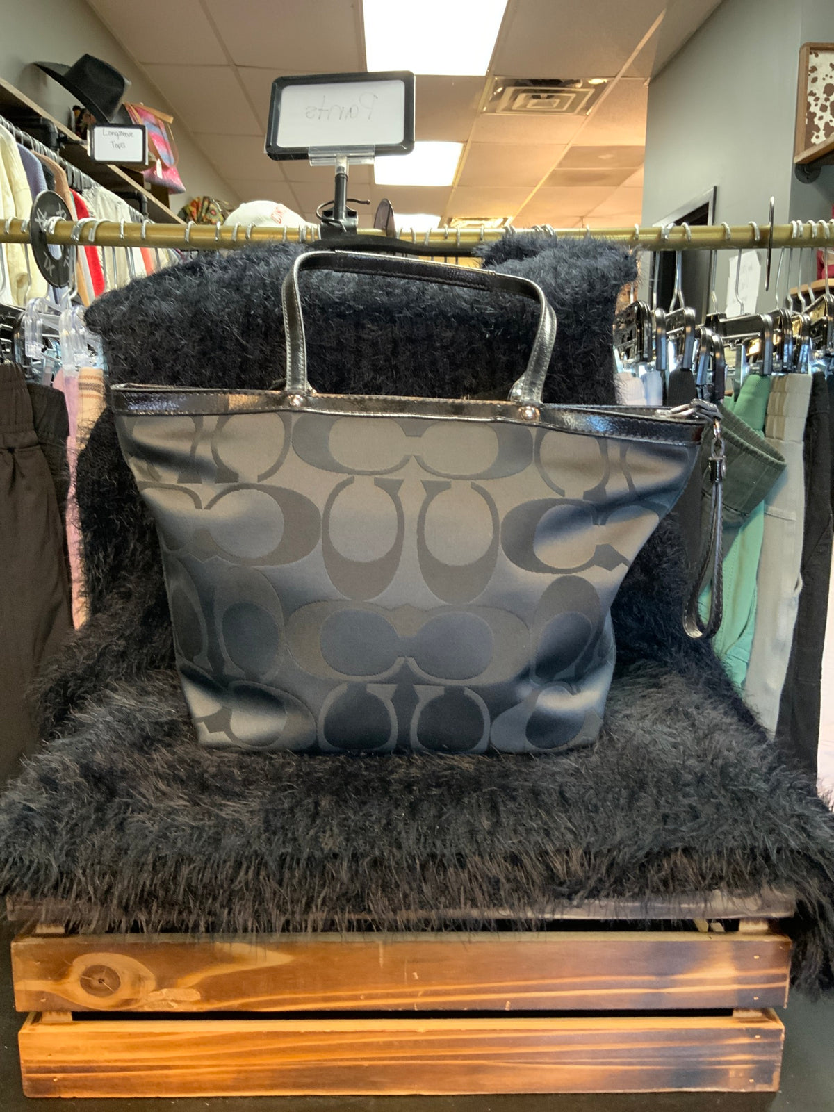 Coach Purple Graffiti Purse
