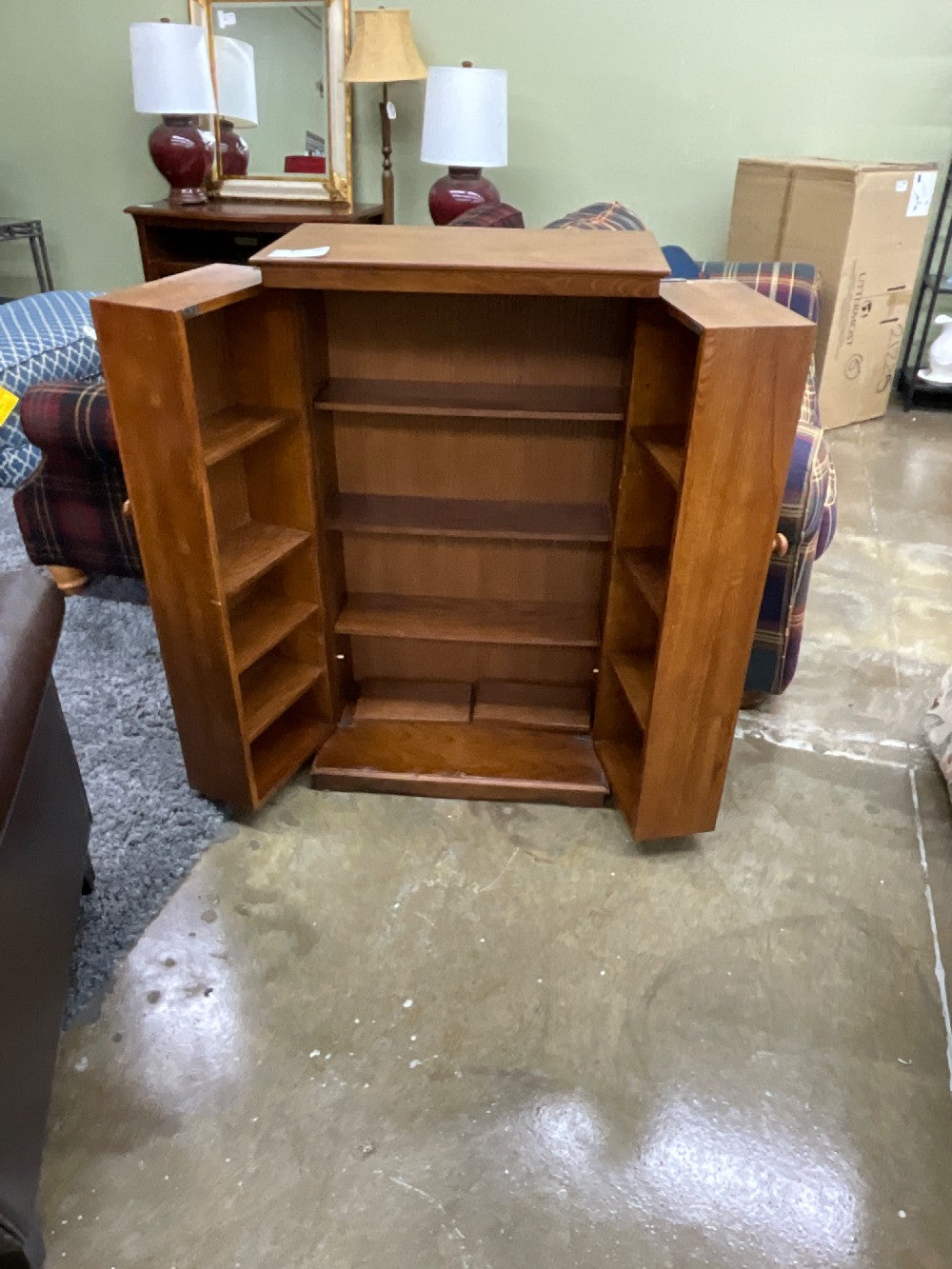 Wood Double Door Cabinet