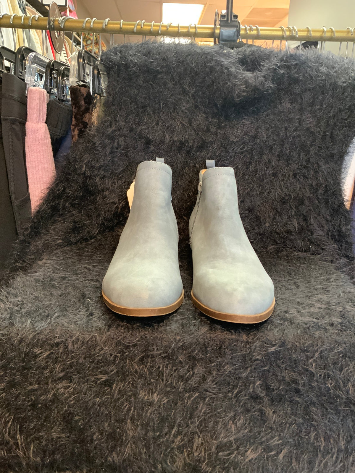 Blue Booties Sz 9