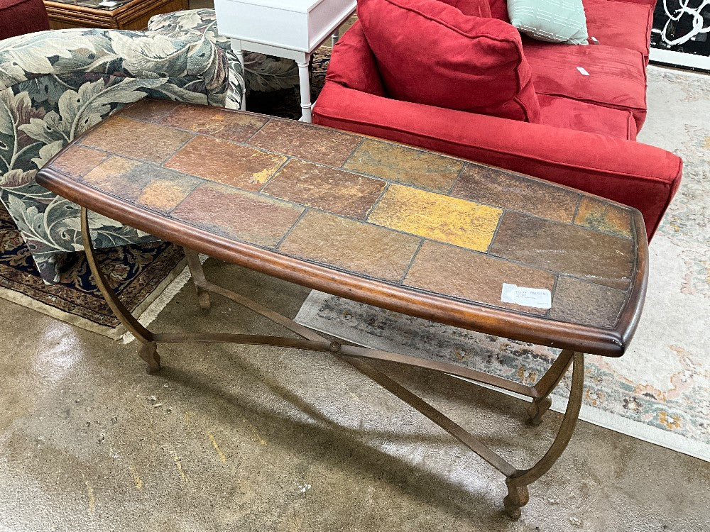 Tile Top Sofa Table