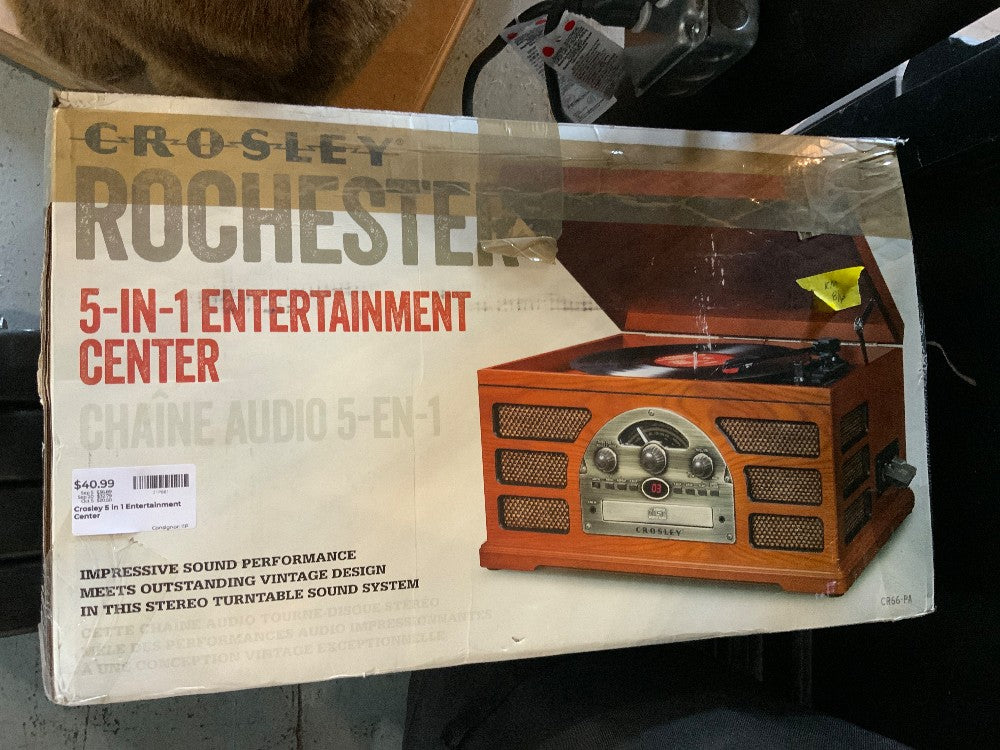 Crosley 5 in 1 Entertainment Center