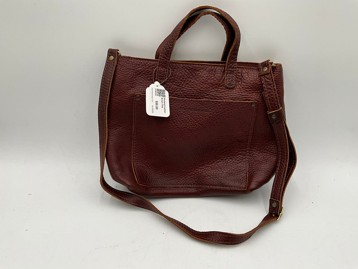 Portland Leather Brown Tote