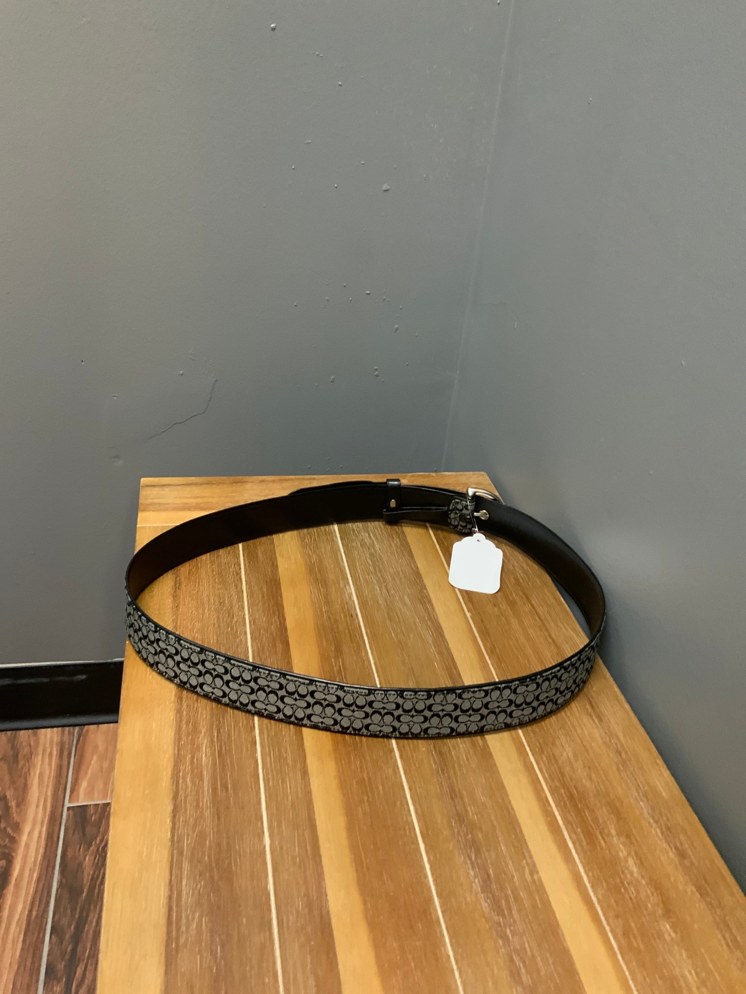 Black Coach Belt sz XL