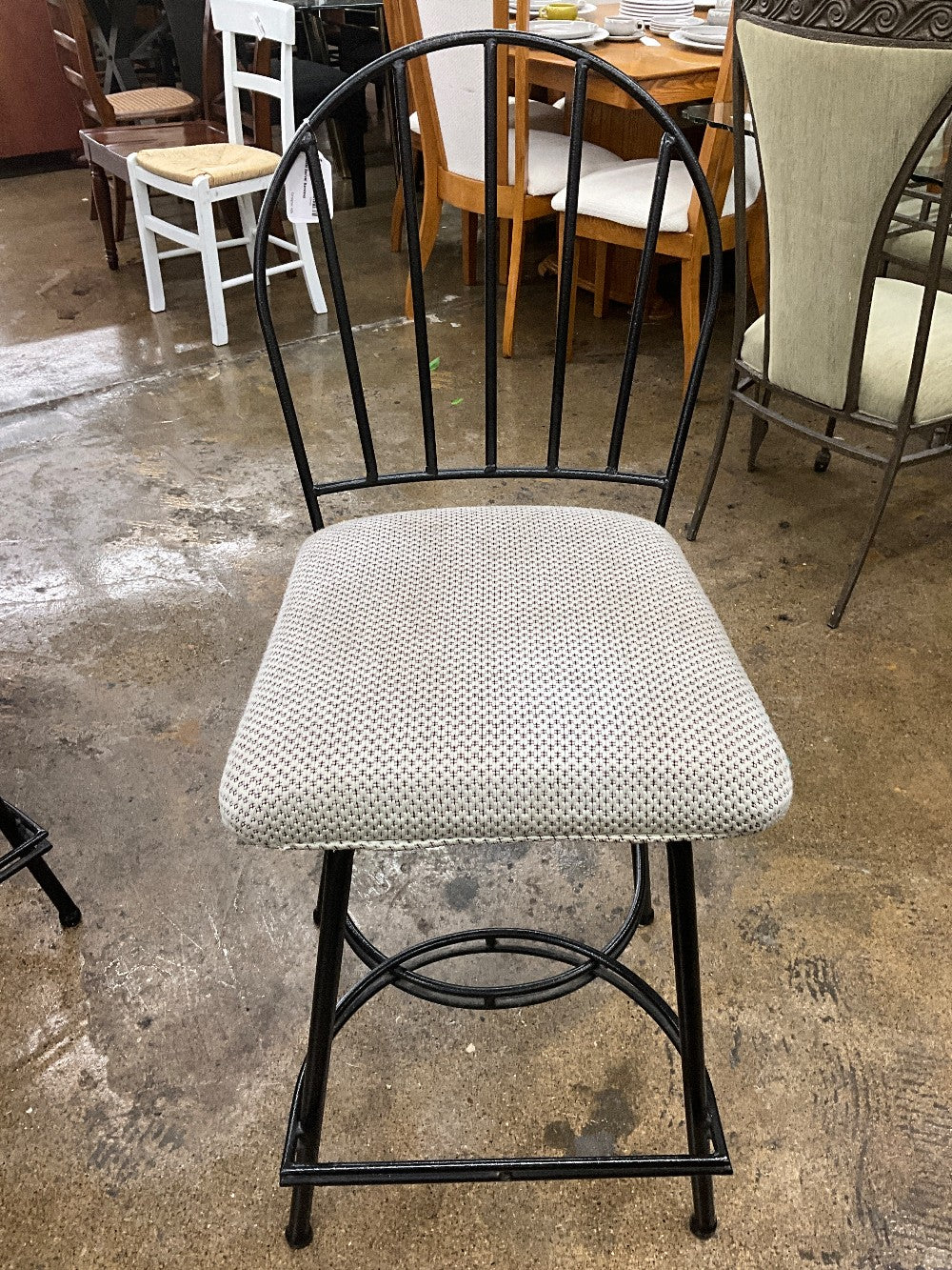 Metal Swivel Barstool