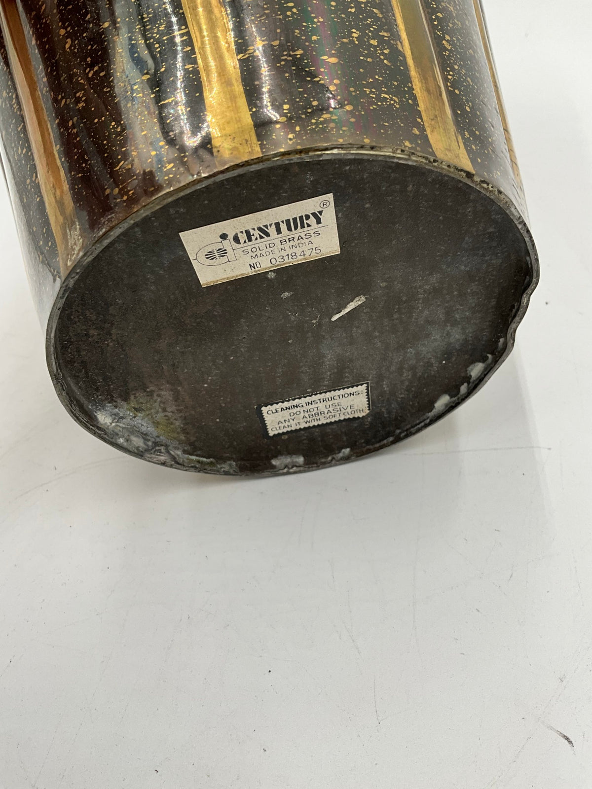 Solid Brass Vase