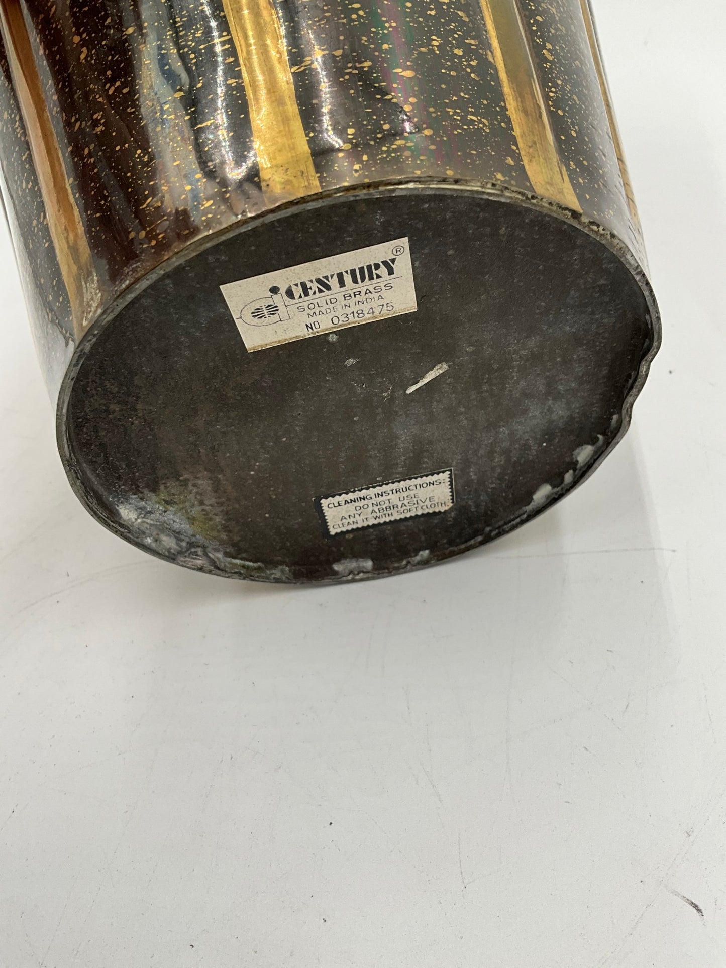 Solid Brass Vase