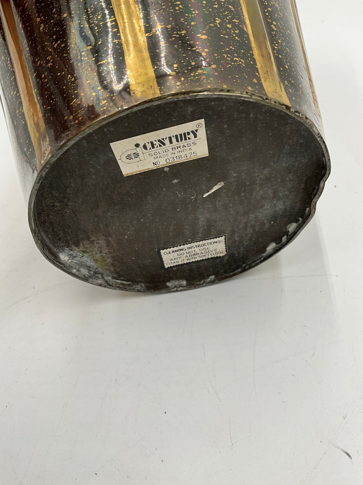 Solid Brass Vase