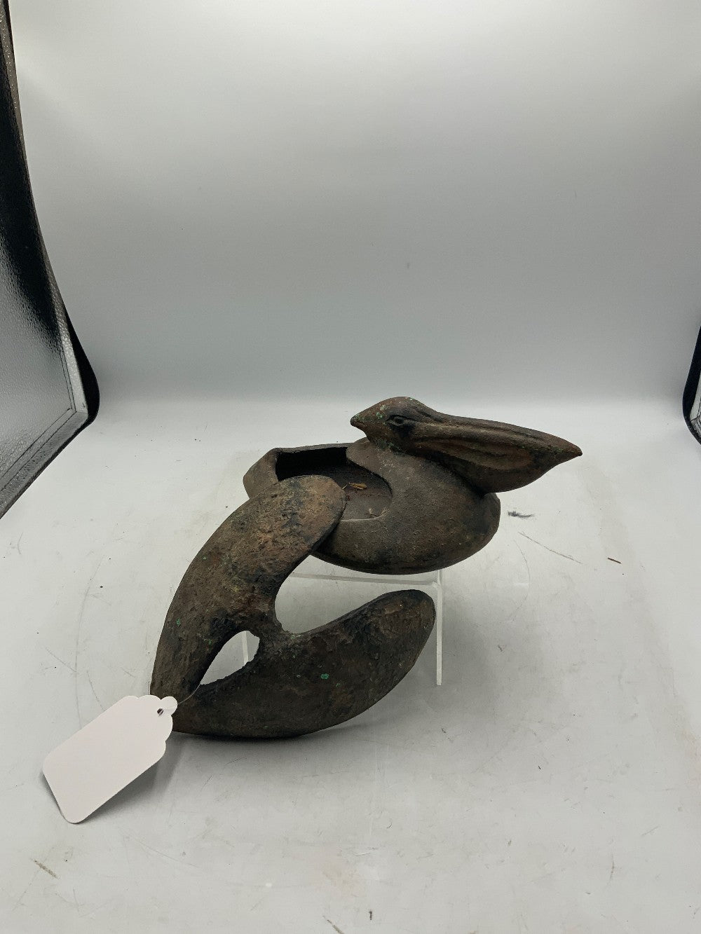 Vtg Cast Iron Pelican Insense Burner