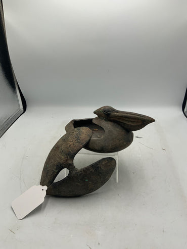 Vtg Cast Iron Pelican Insense Burner