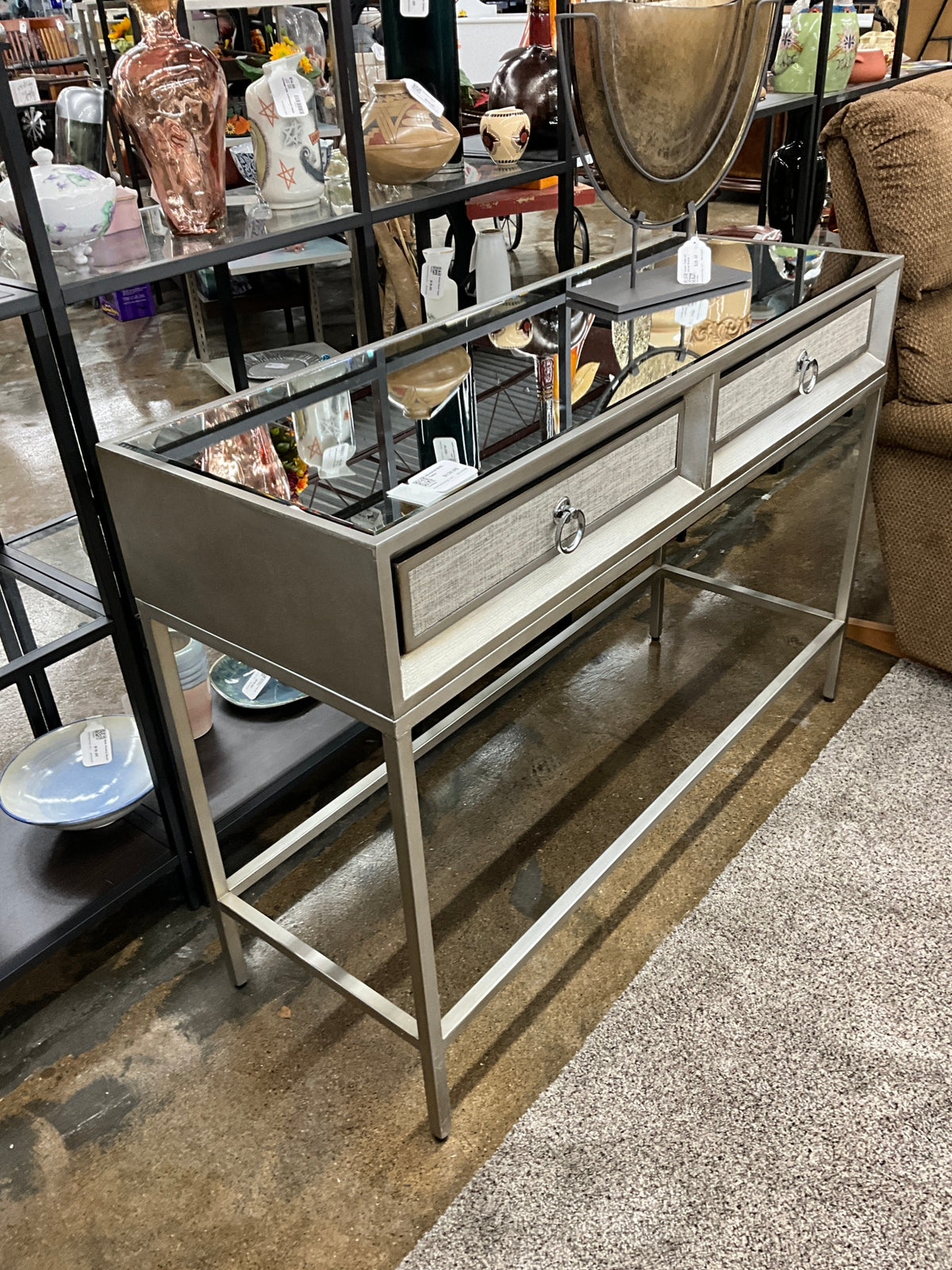 Mirrored Sofa Table