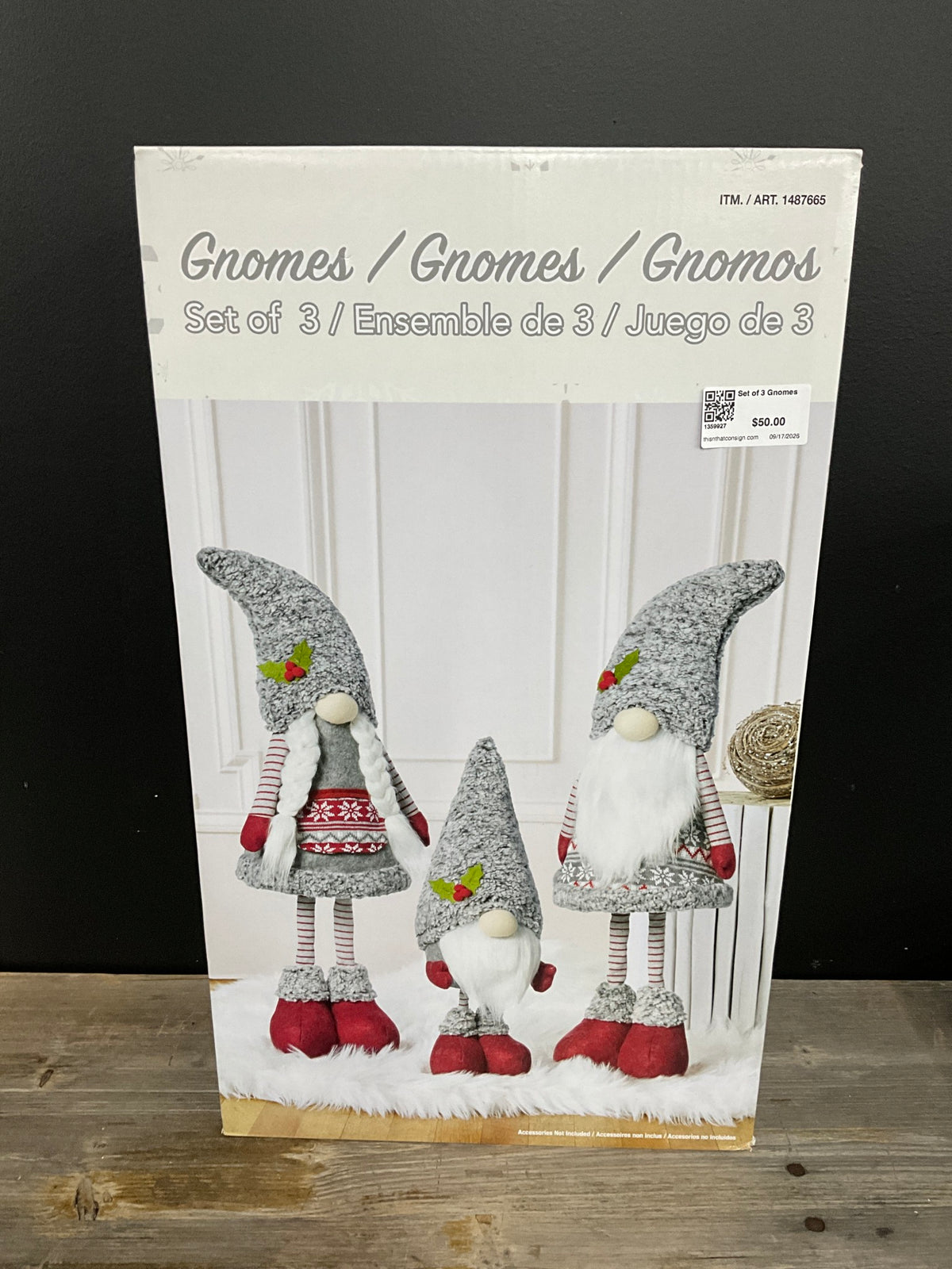 Set of 3 Gnomes