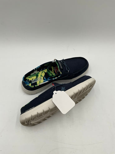 Skechers Backless Navy Slip Ons