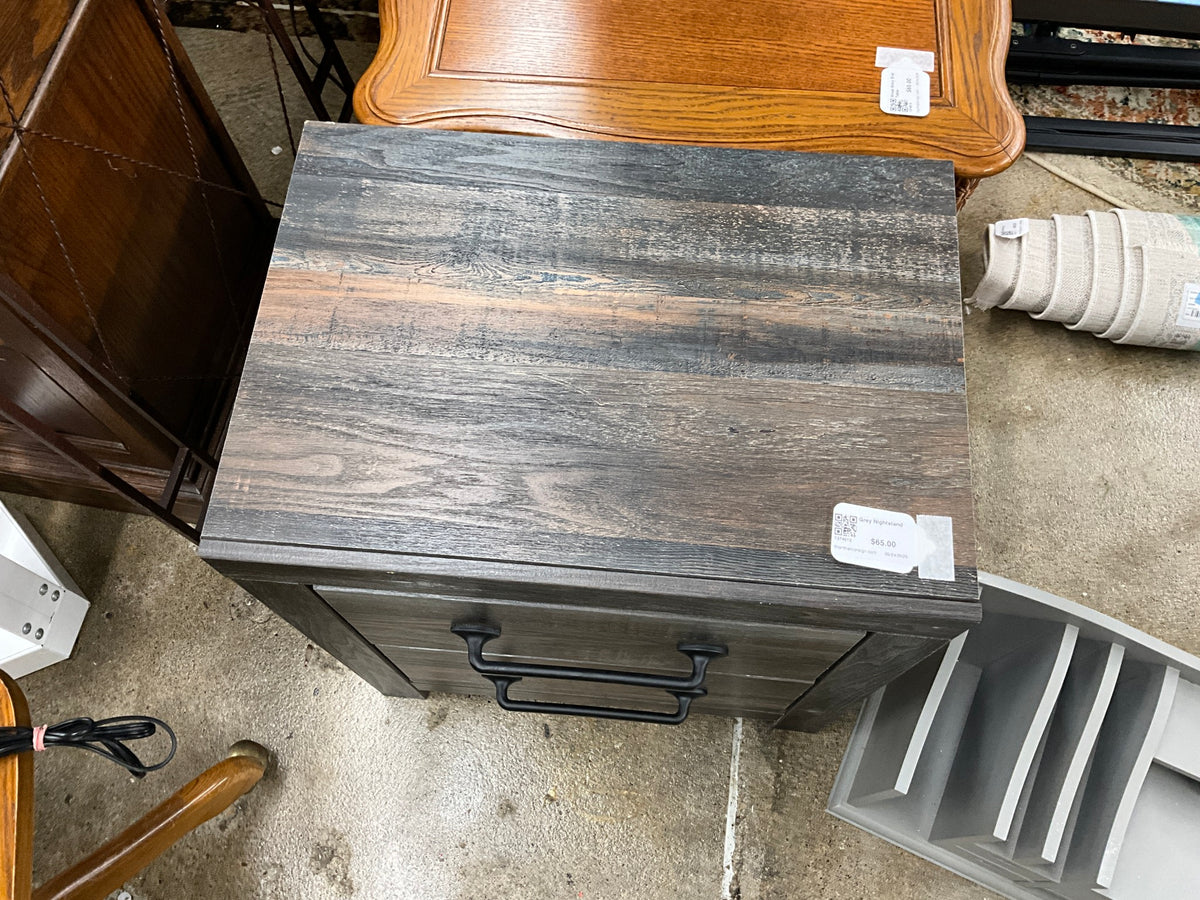 Grey Nightstand