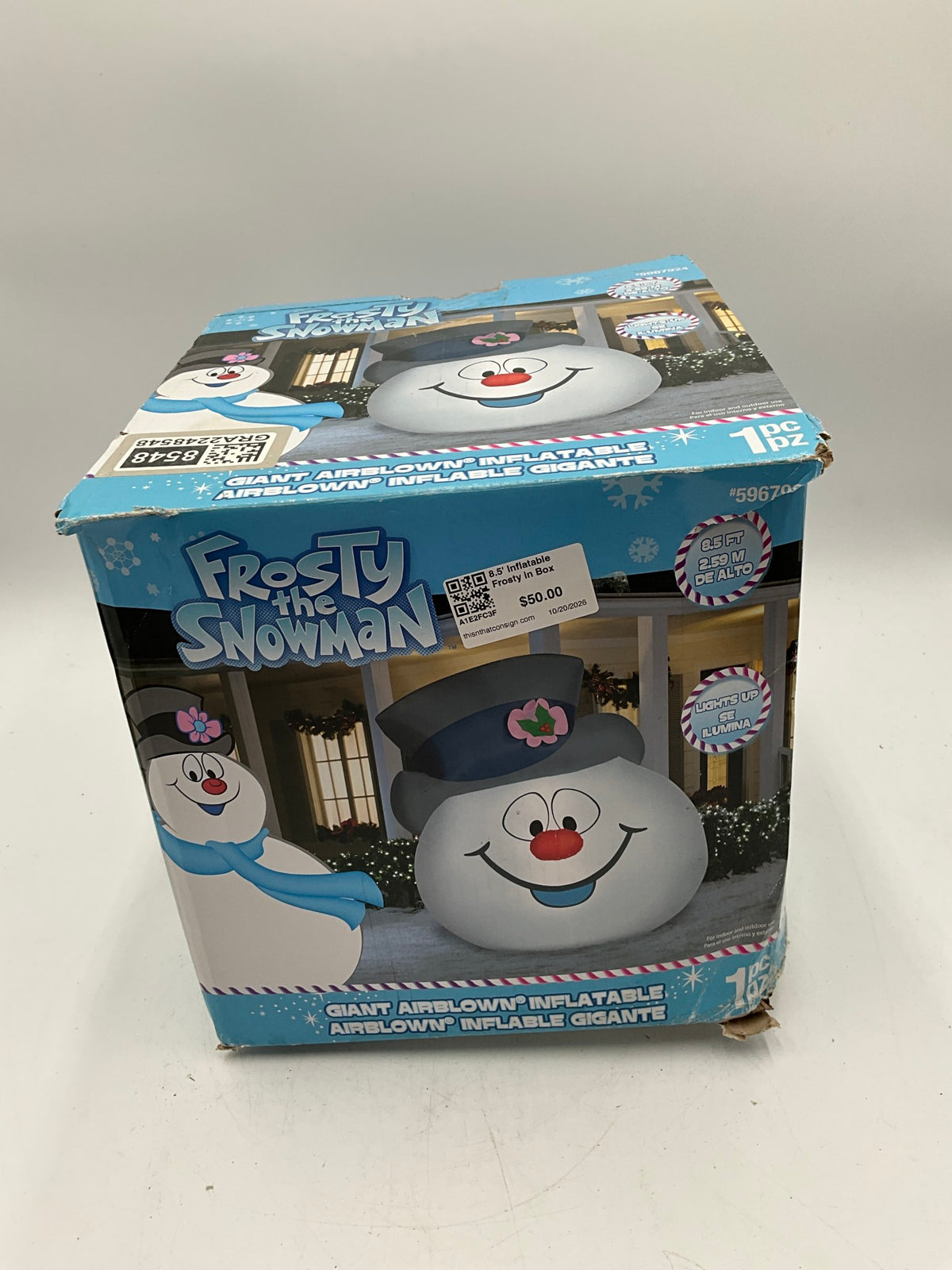 8.5' Inflatable Frosty in Box