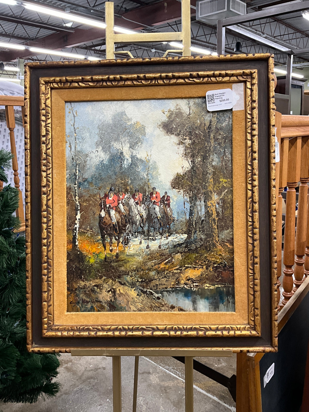 Kurt Hayden Framed Oil Painting