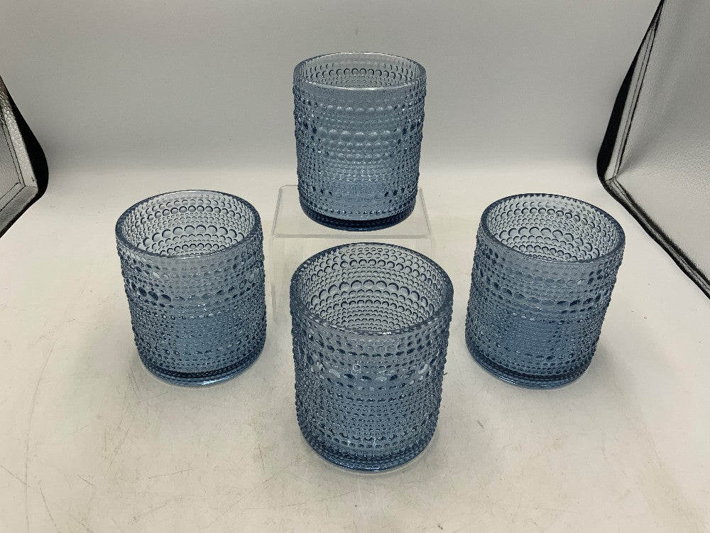Pottery Barn Juniper Sm Glasses Set of 4