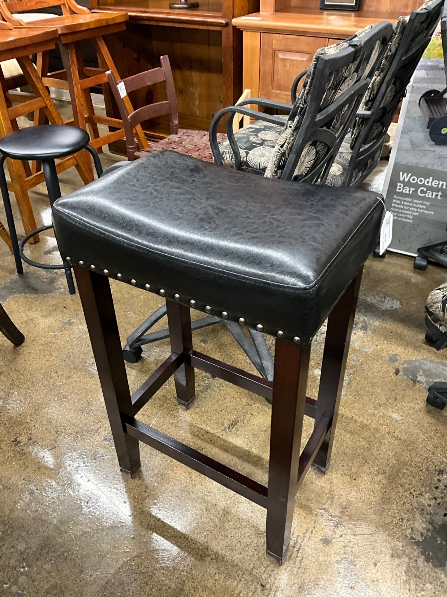 Black Barstool