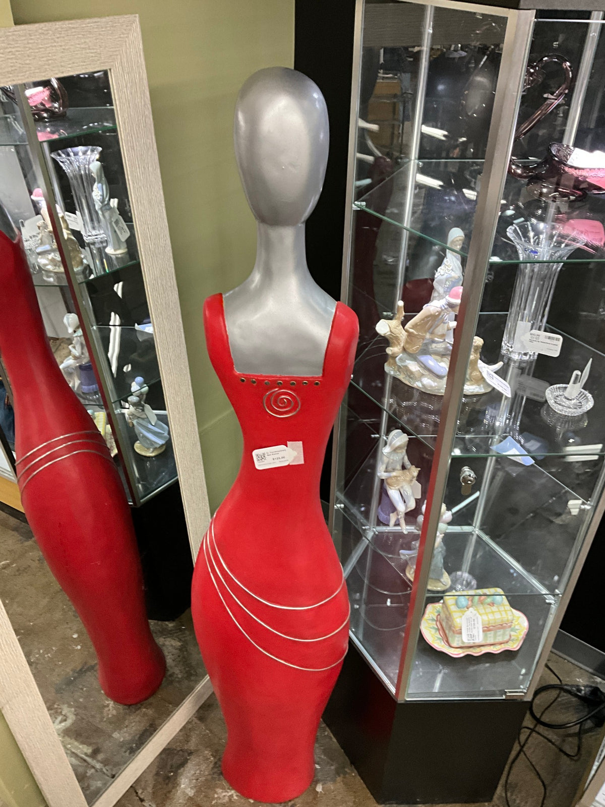 XL Contemporary Red Statue