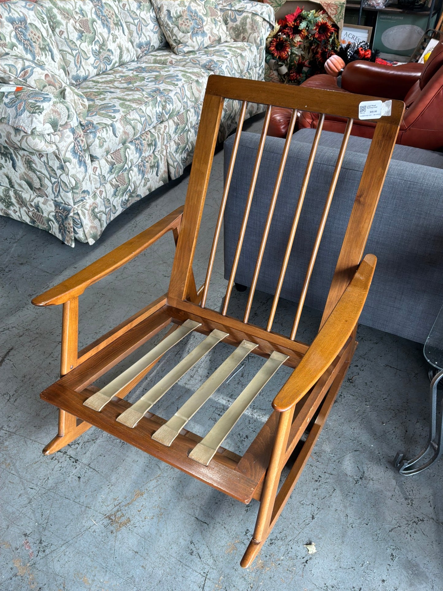 Large Wood Rocking Chair