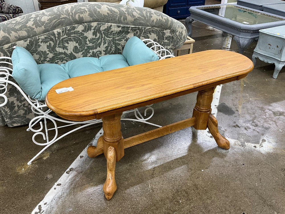 Solid Oak Sofa Table