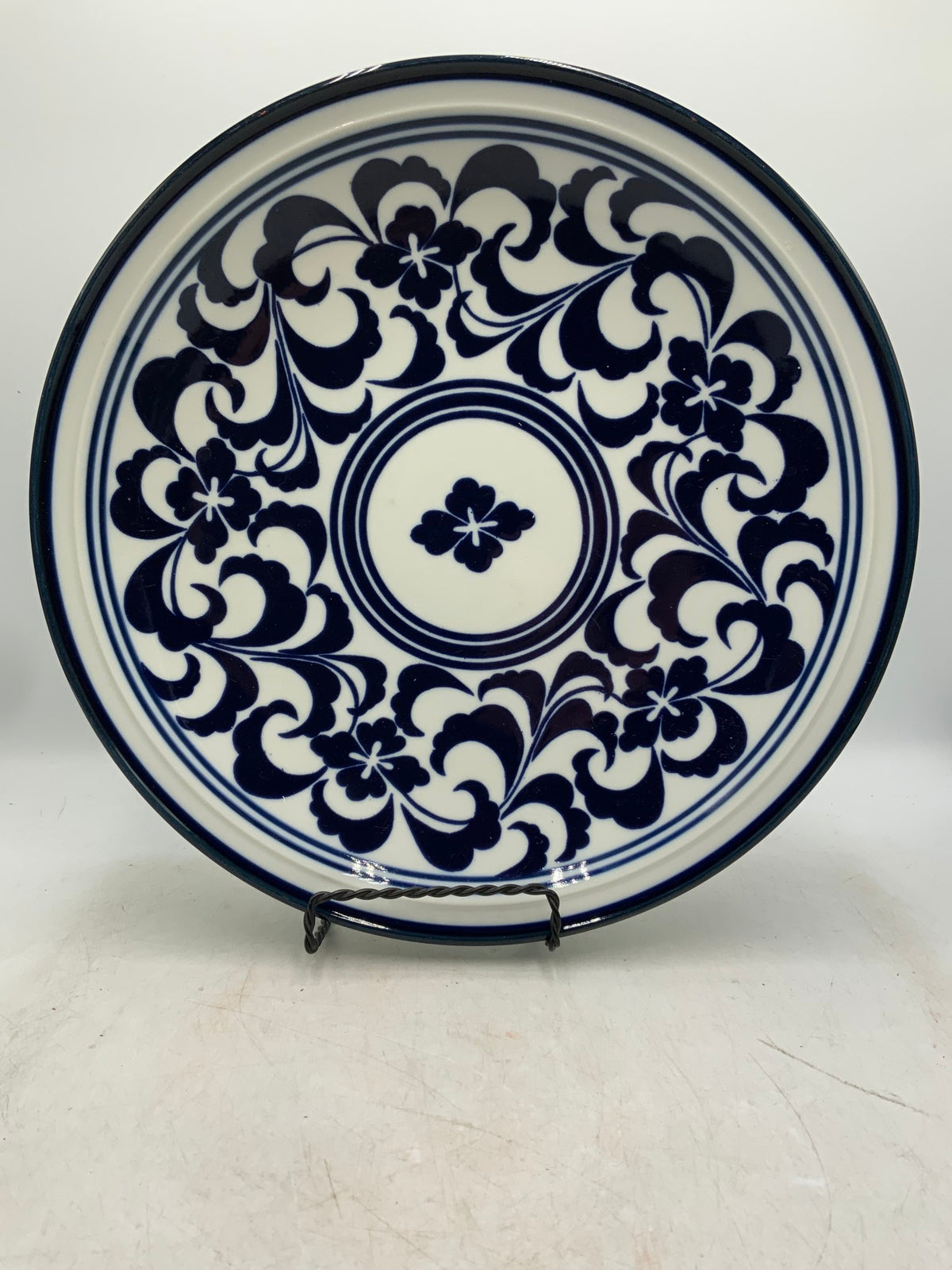 Dansk Blue / White Arabesque Serving Plate