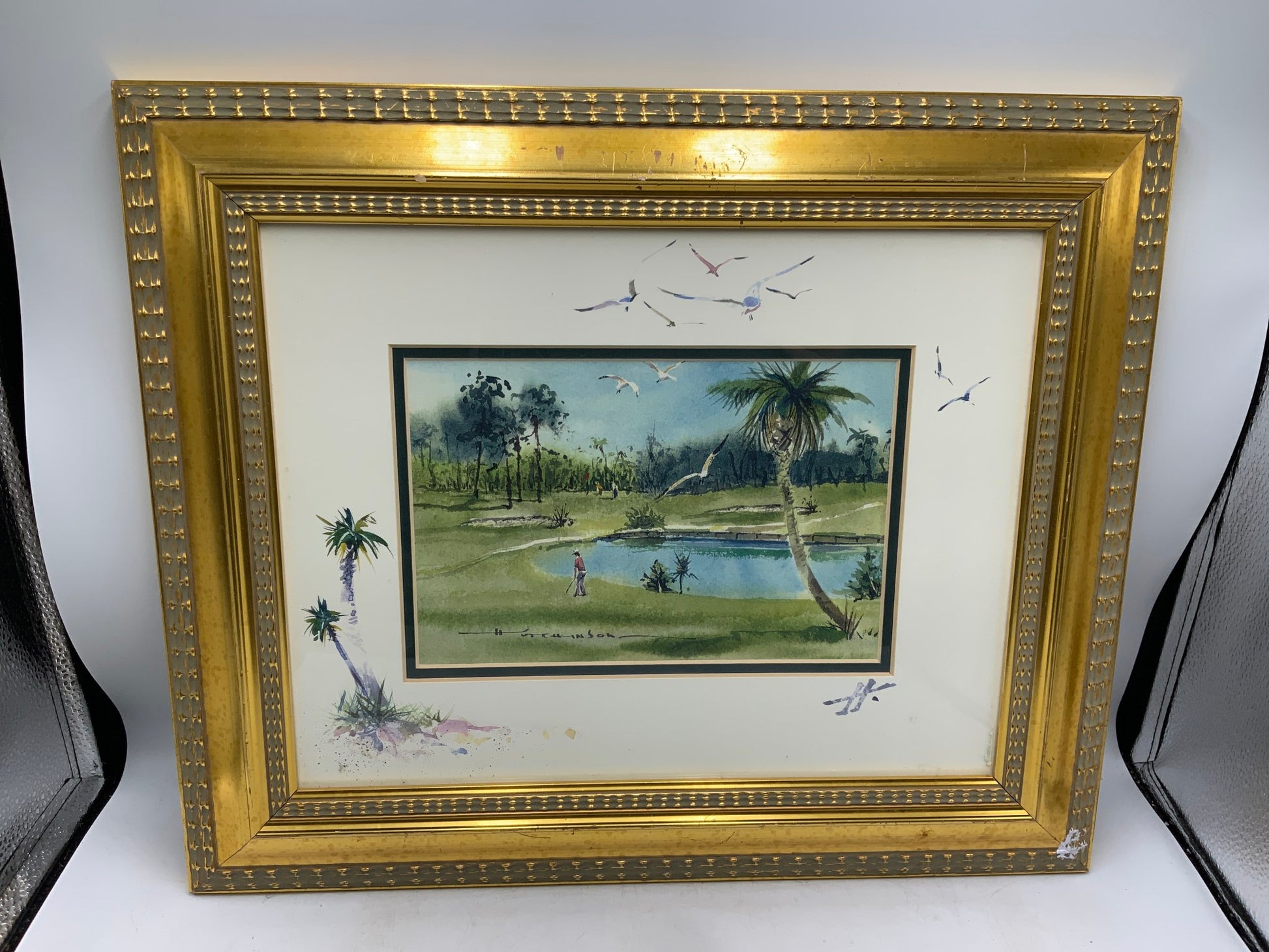 Golf Framed Art by Dick Hutchinson