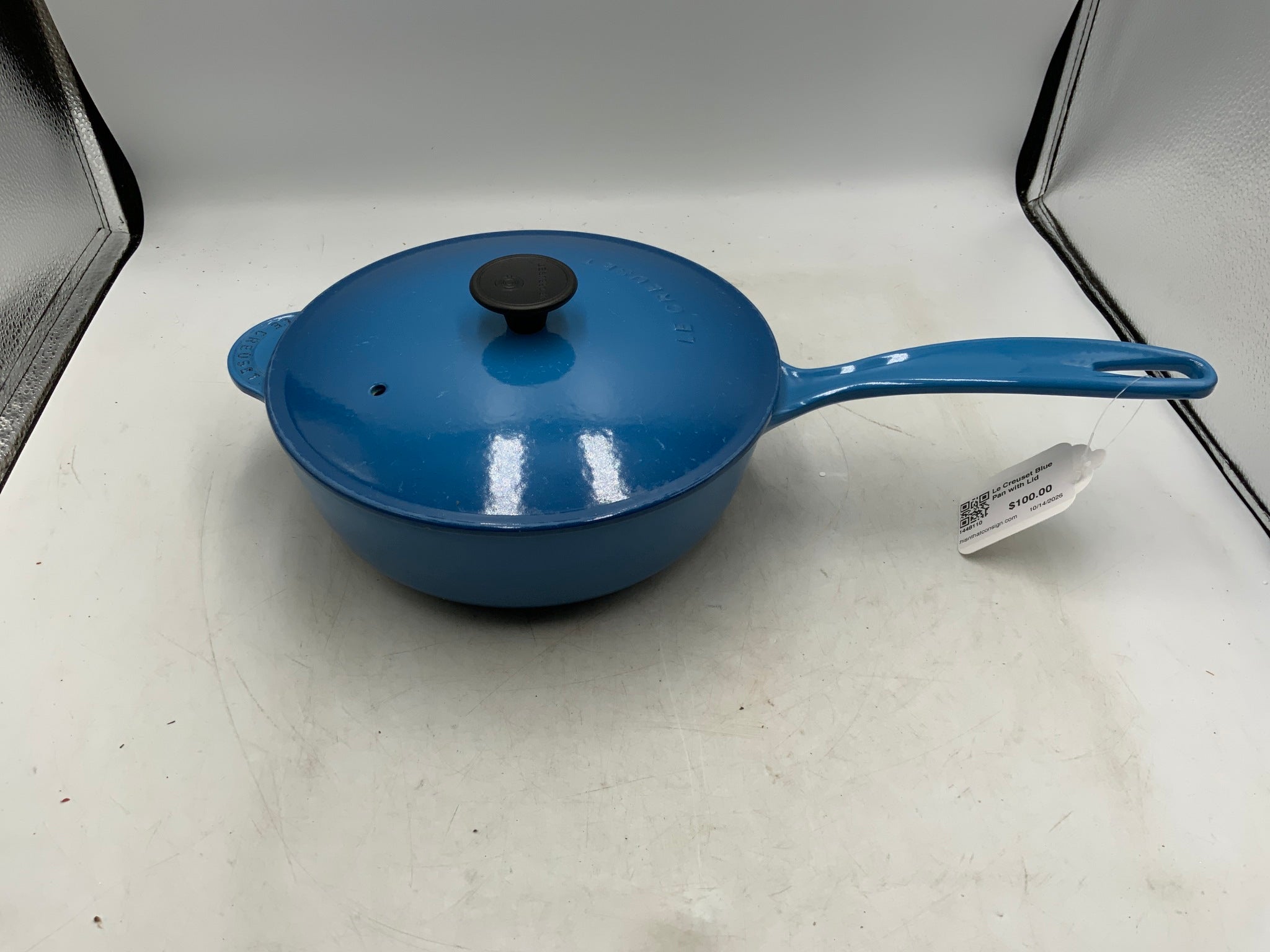 Le Creuset Blue Pan with Lid