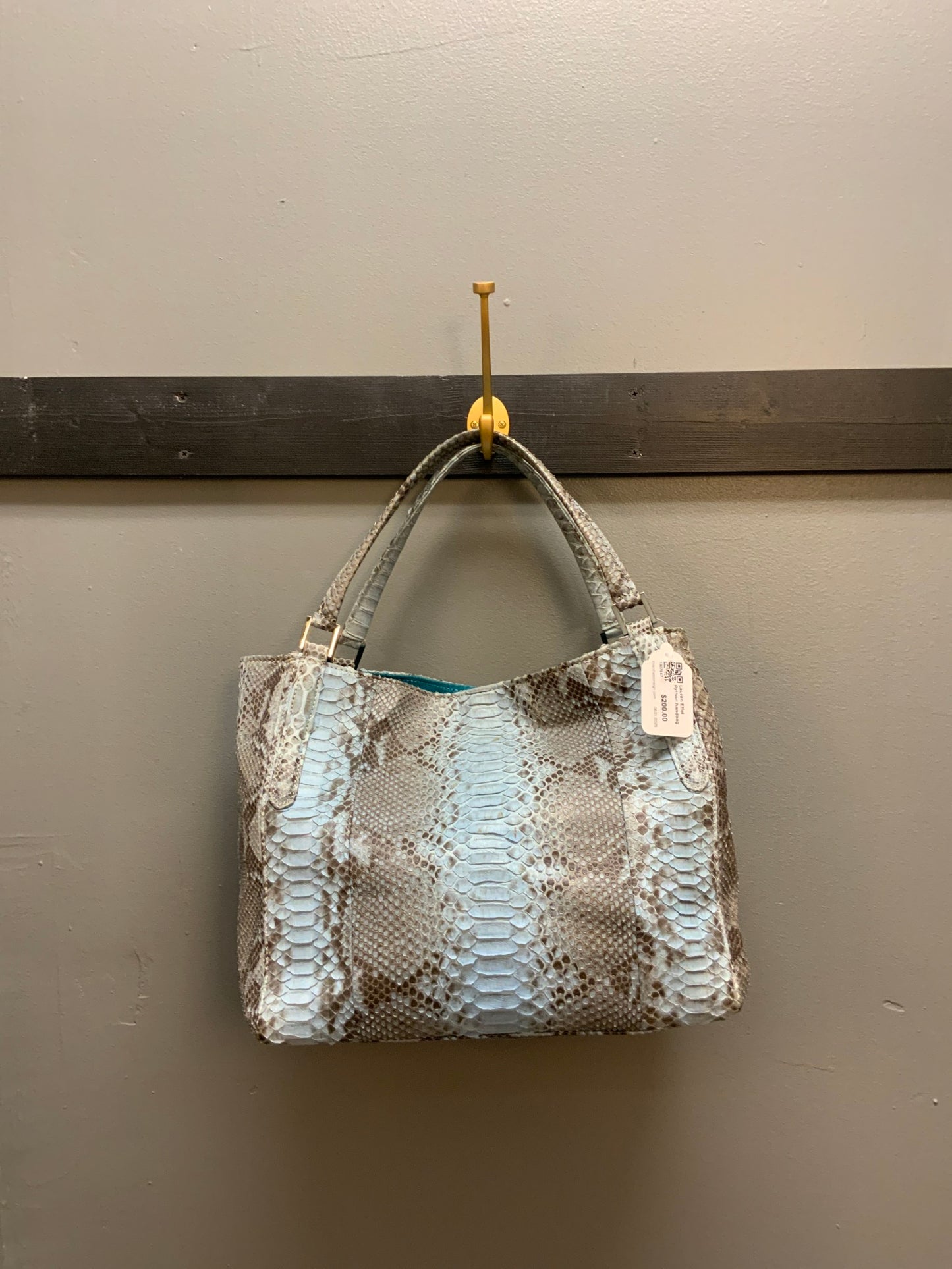 Lauren Effel Python handbag