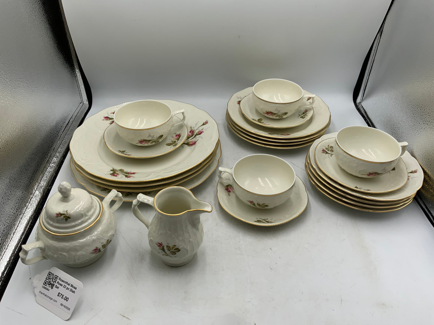 Rosenthal Moss Rose 22 pc Dish Set