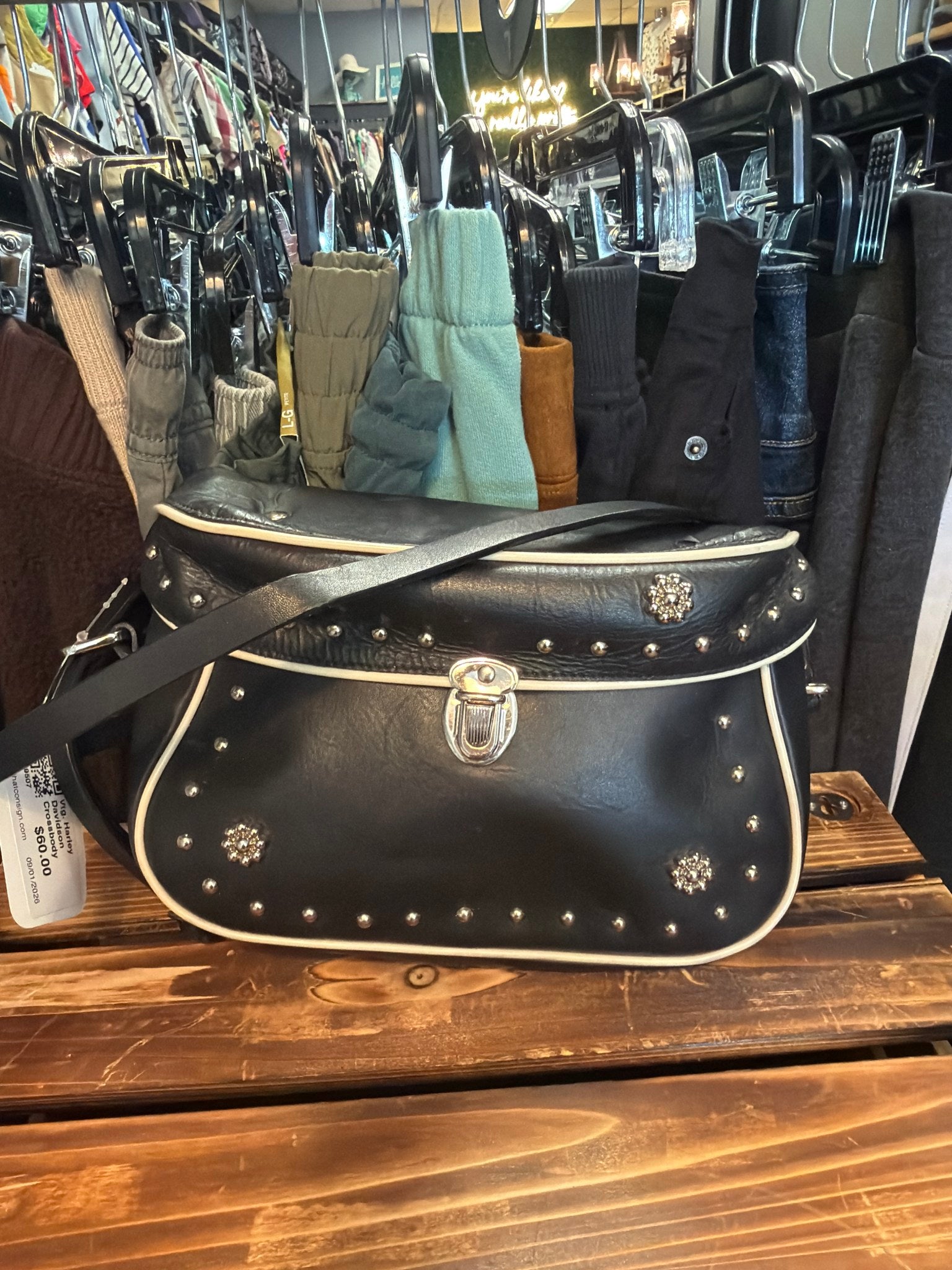 Vtg. Harley Davidson Crossbody