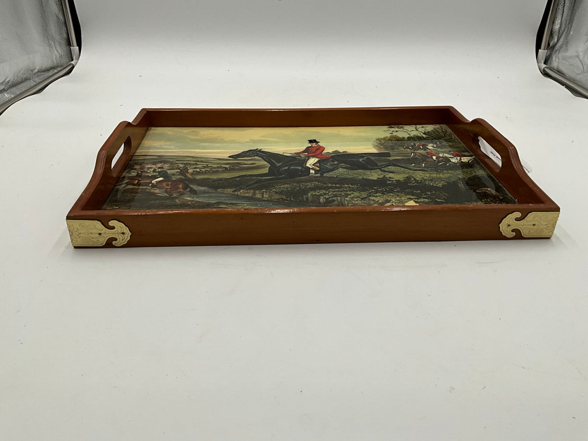 Vtg Wood Tray