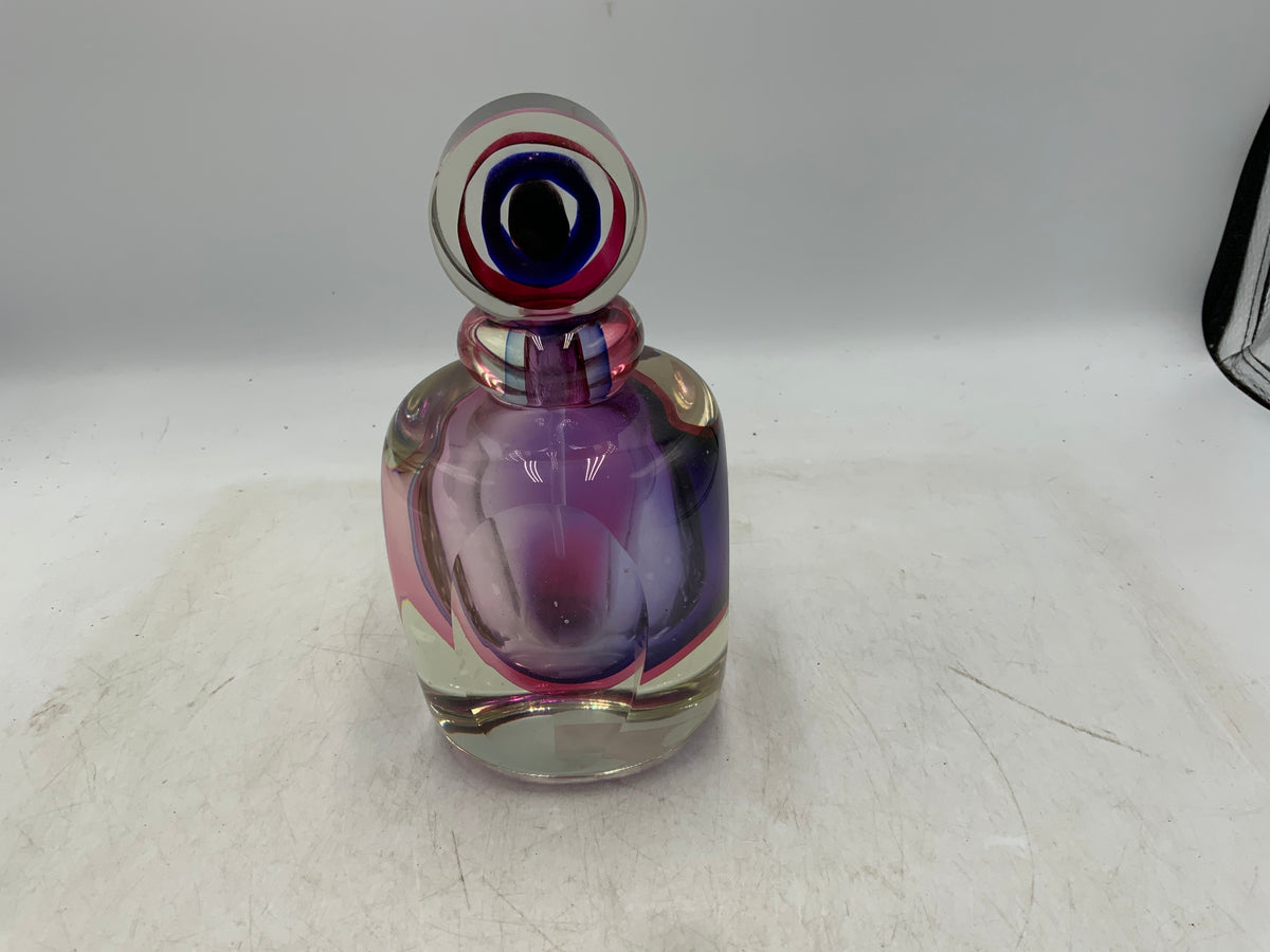 Fifth Ave Purple Glass Perfume Bottle