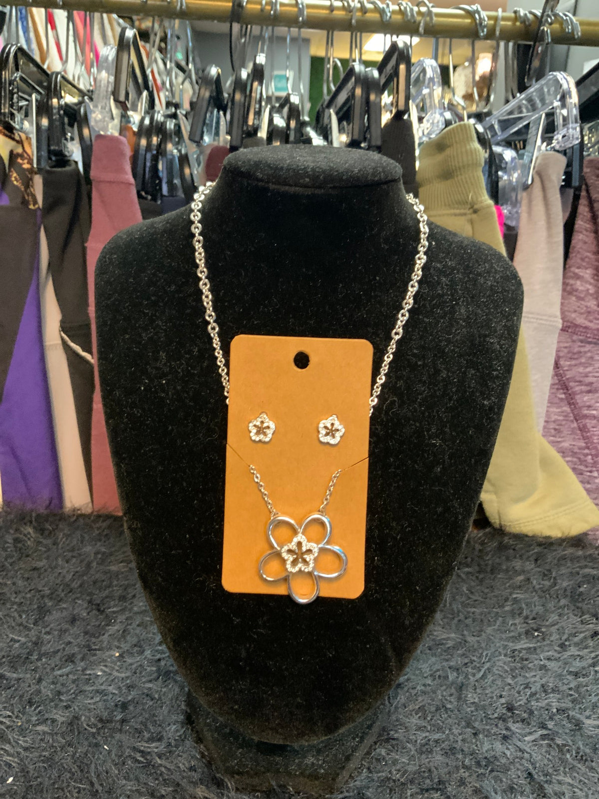 Brighton Flower Necklace / Earring Set