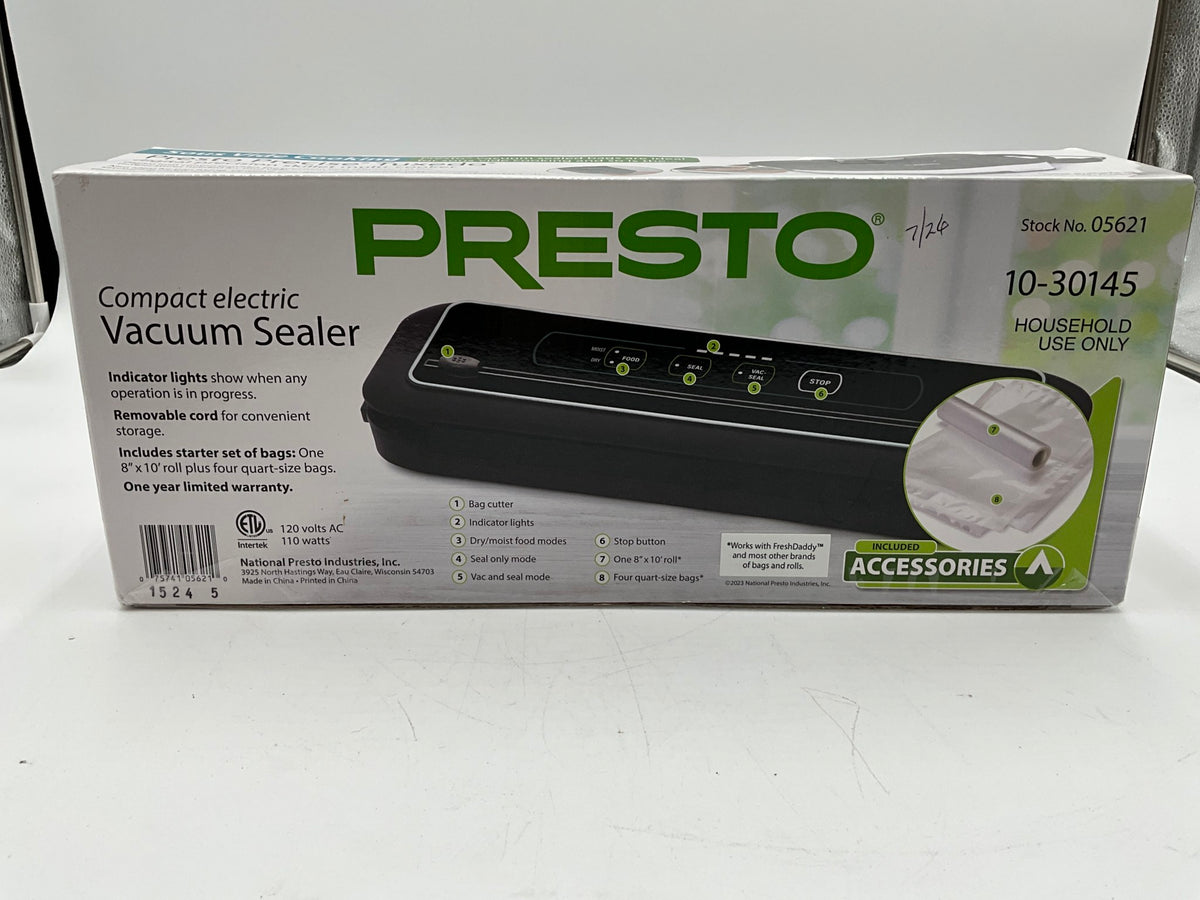 NIB Presto Vacuum Sealer