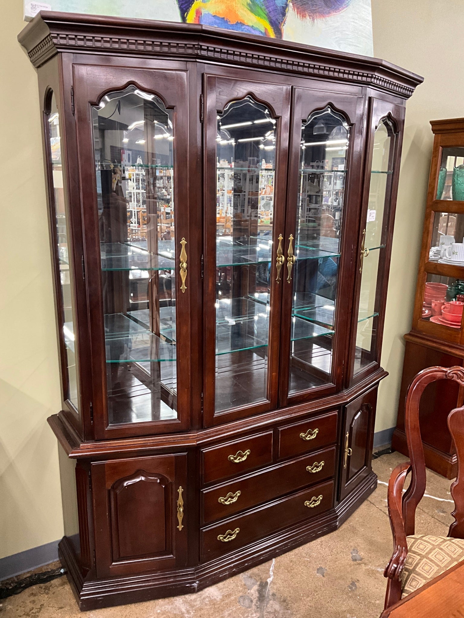 Thomasville 2pc Hutch
