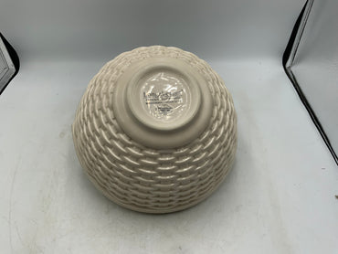 Longaberger Pottery Woven Reflections Mixing Bowl