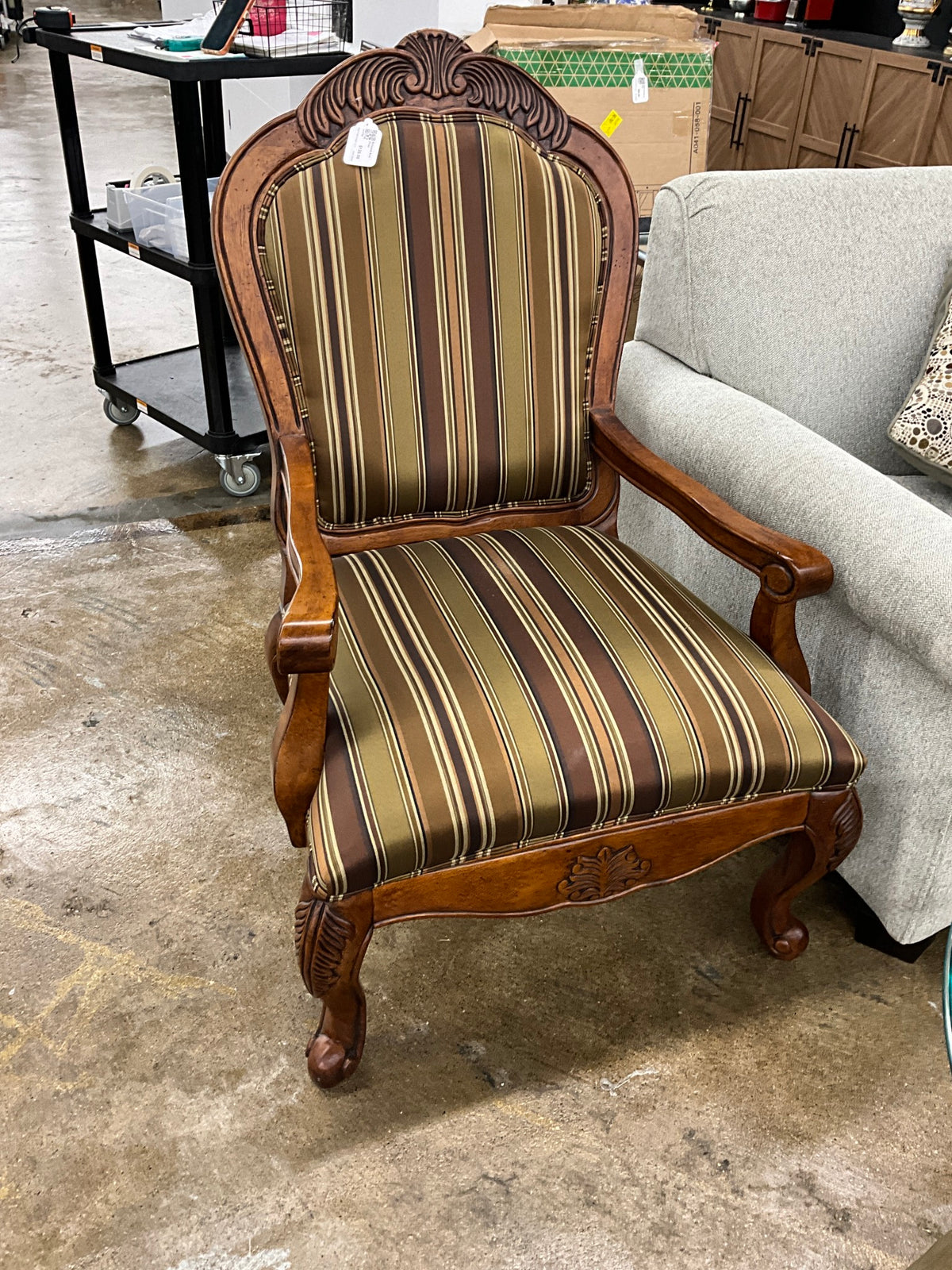 Stripped Arm Chair