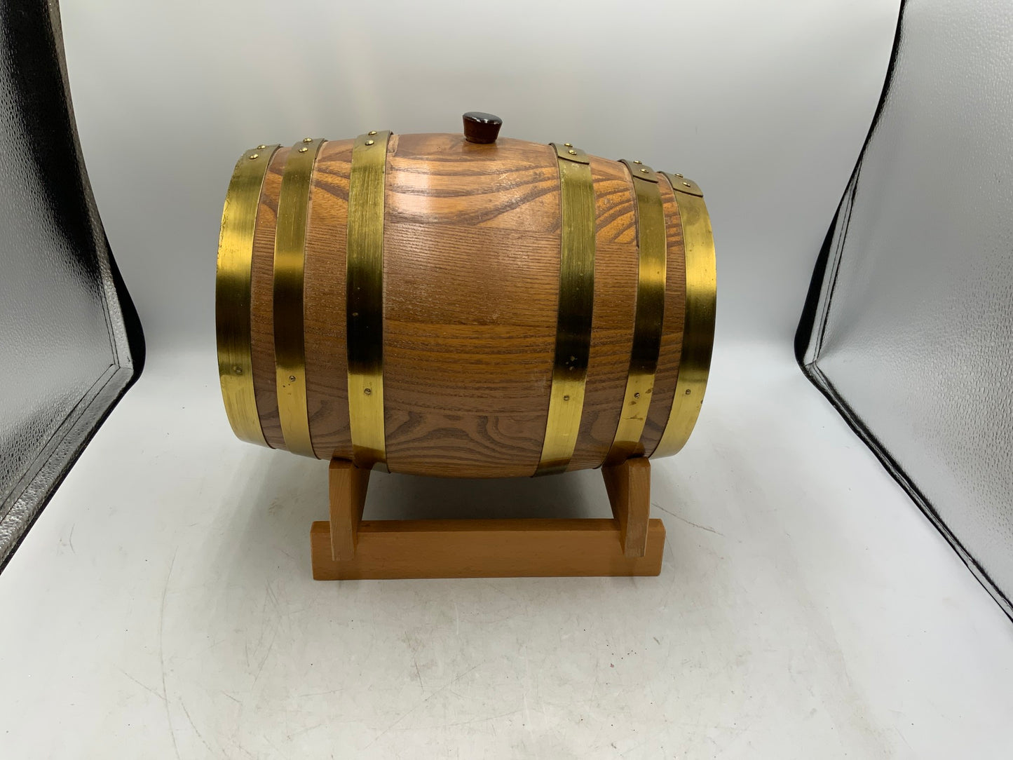 Vtg Barrel Drink Dispenser