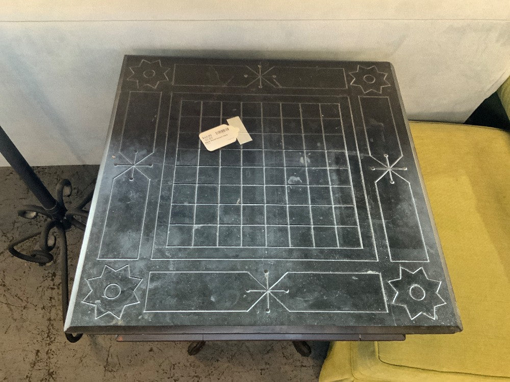 Black Wood Accent Table
