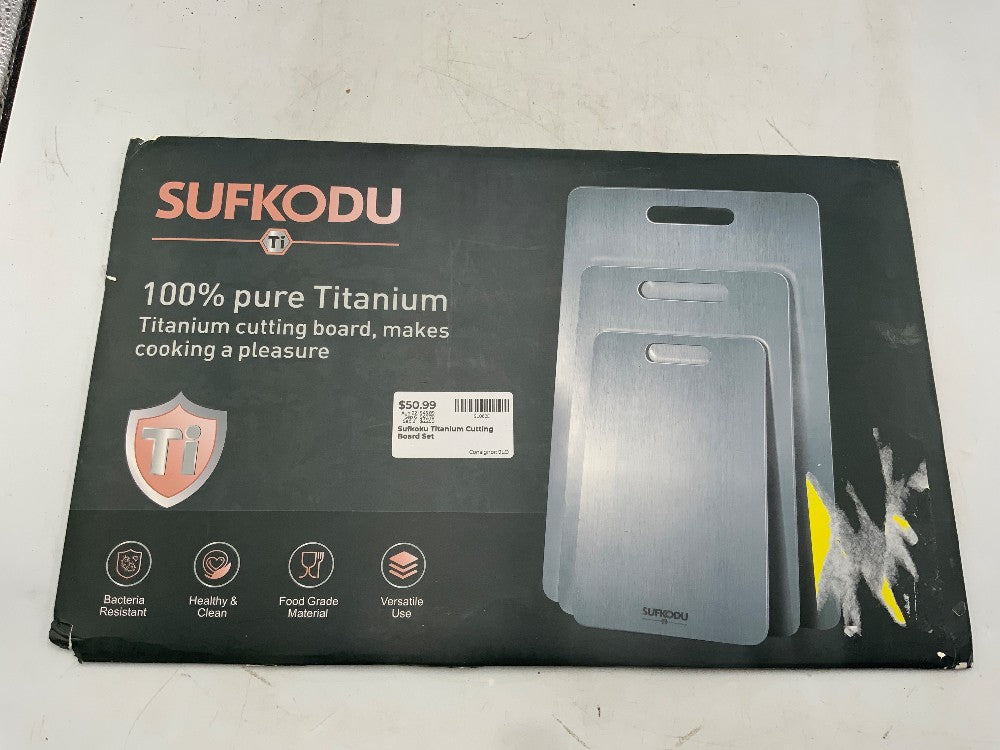 Sufkoku Titanium Cutting Board Set