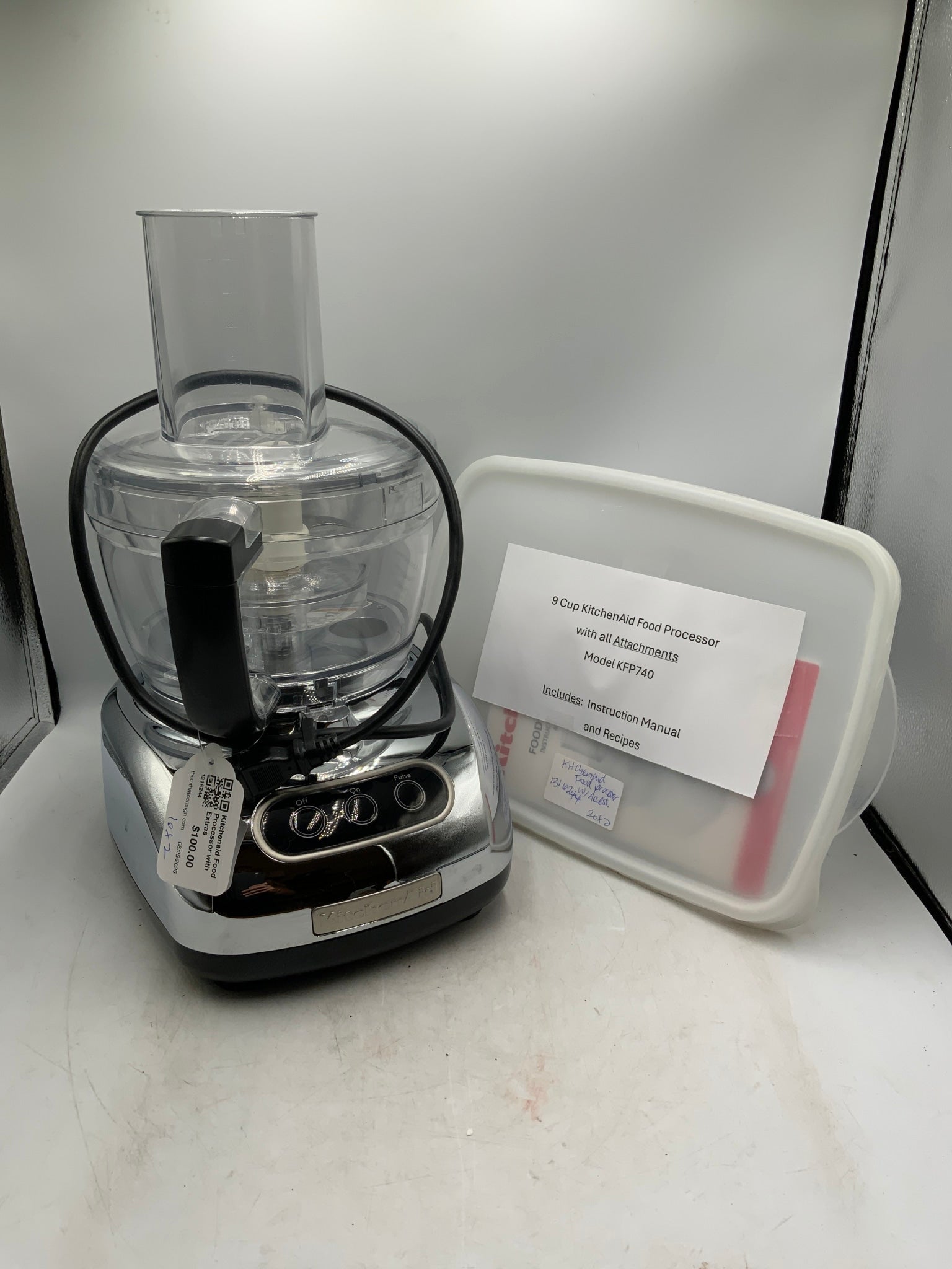 Kitchenaid Food Processor with Extras