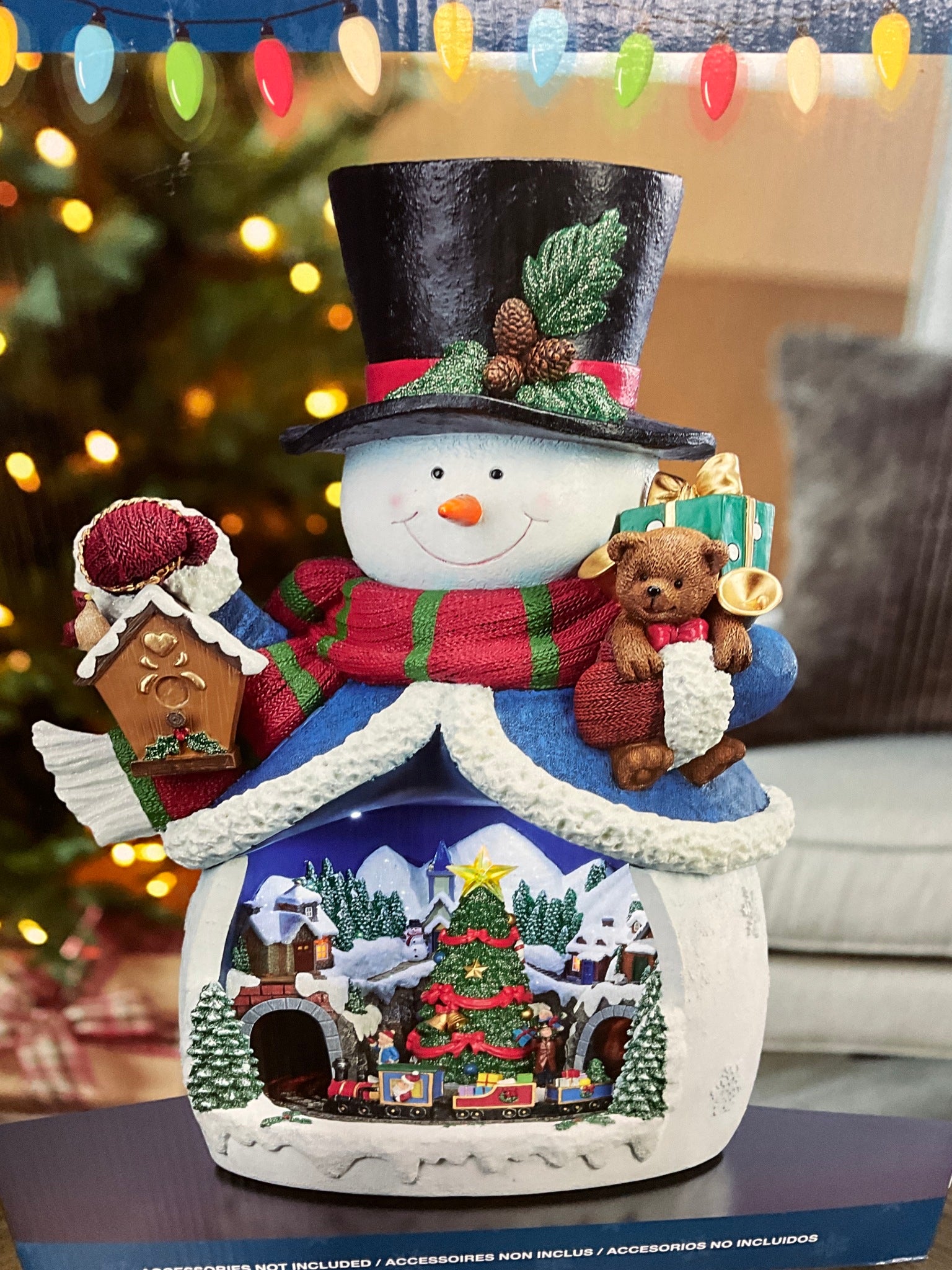 Lighted Snowman
