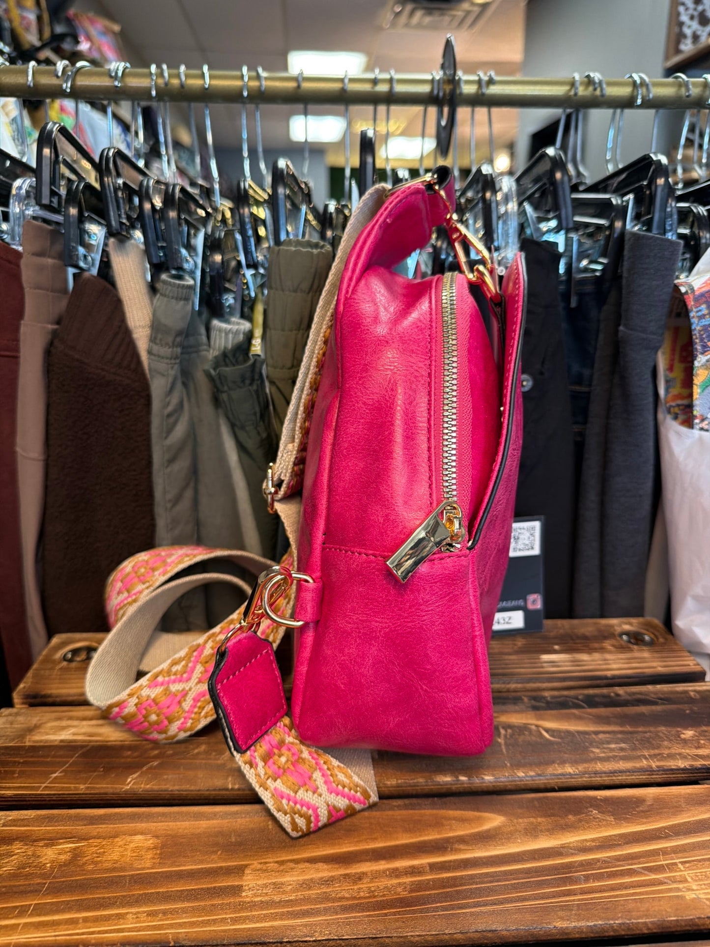 Pink Crossbody