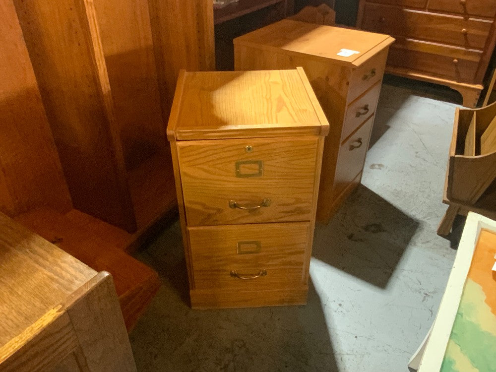 Wood Filing Cabinet